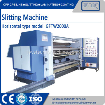 Pembungkus fleksibel Film Slitter Rewinder Machine